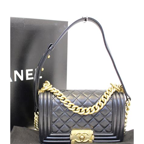 chanel le boy small|chanel small boy bag black.